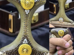 Saifani Janbiya with Abu Lawzah gold engravings