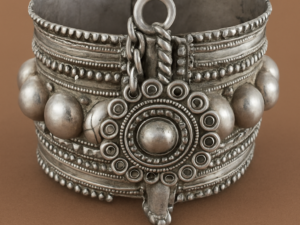 The silver-encrusted(المرصّع الفضي)